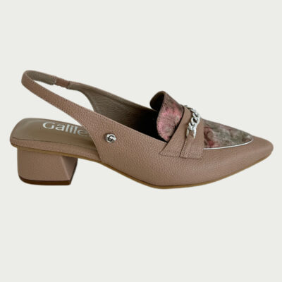 Zapato cuero nude Rf 770NPS