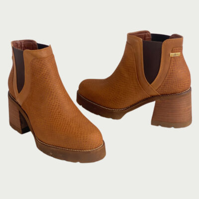 Botin cuero miel Rf 6119NPM - Imagen 3