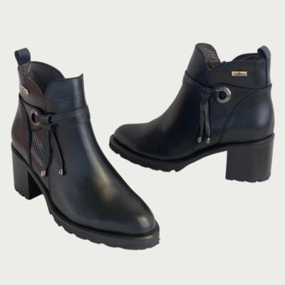 Botin cuero negro Rf 6306NPN - Imagen 3