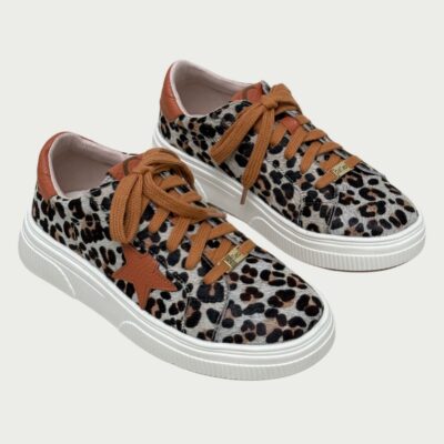 Tennis cuero animal print Rf m608 - Imagen 2