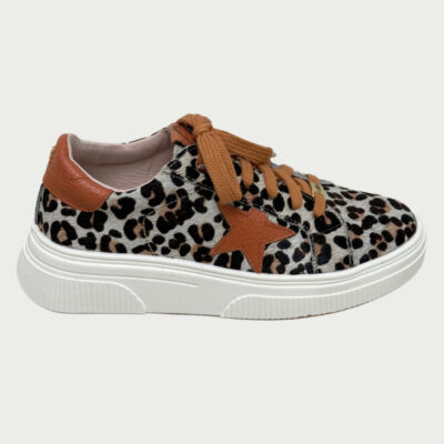 Tennis cuero animal print Rf m608