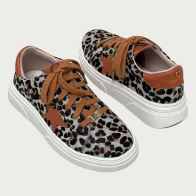 Tennis cuero animal print Rf m608 - Imagen 3