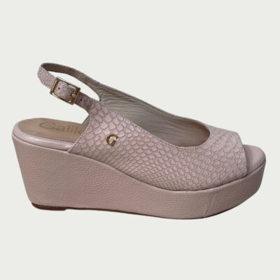 Sandalias cuero rosa Rf 2232