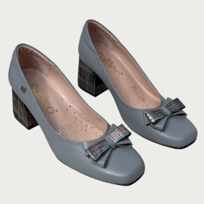 Zapato cuero gris Rf 1024 - Imagen 2