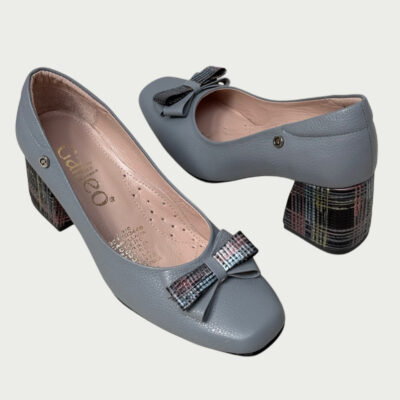 Zapato cuero gris Rf 1024 - Imagen 3