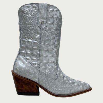 Botas cuero yakare plata Rf 1693