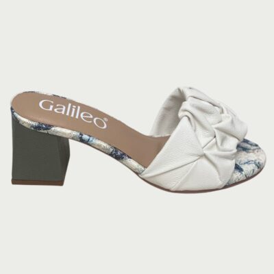 Sandalias cuero banco x colores Rf 6227