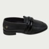 Zapato cuero negro Rf ZARA-T