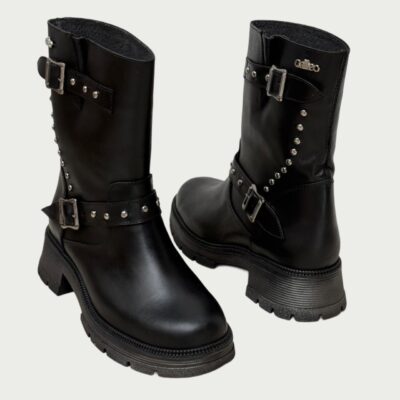 Botines cuero negro Rf 6400 - Imagen 3