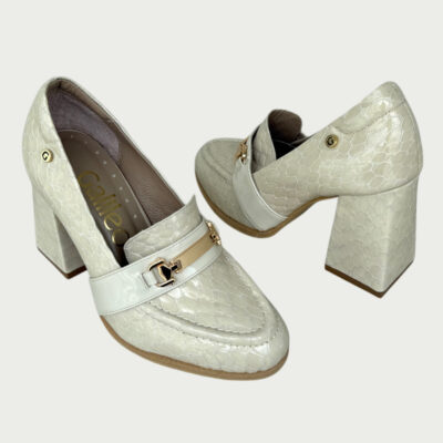 Zapatos cuero beige Rf 6609 - Imagen 3