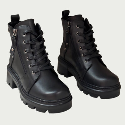 Botines cuero negro Rf 6314 - Imagen 2