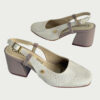 Zapatos en cuero beige x mora en leche Ref: 5573MPER4 - Imagen 3