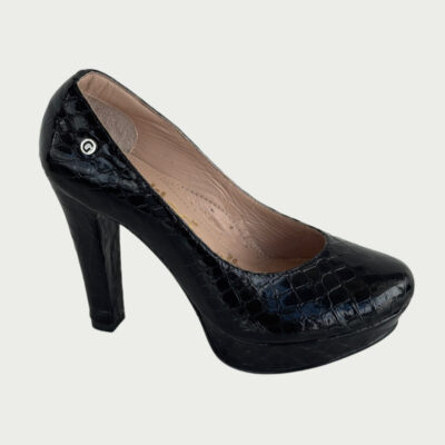 Zapatos en cuero negro Ref: 8367TN