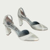Zapatos en cuero blanco x plata Ref: 4869NGPL9 - Imagen 2
